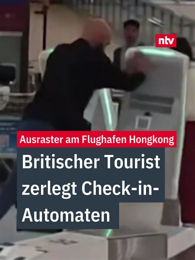Mitten im Abflugbereich am Airport Hongkong dreht ein 35-jähriger Brite durch: Er wirft Check-in-Schalter um, schwingt einen Absperrpfosten, bis Sicherheitskräfte eingreifen. Diese finden vier Viagra-Tabletten ohne ärztliche Verschreibung in seinem Rucksack. Der Besitz ist in Hongkong strafbar. 📲 Alle News immer in unserer ntv App über den Link im grünen Button. #ntv #nachrichten #hongkong