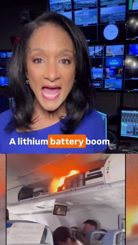 Lithium battery causes fire onboard China Air flight
