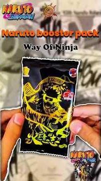 part 1 || Naruto Official Kayou Booster Unpacked Video #naruto #boosterpack #booster #unboxing