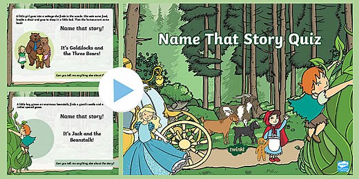 Name That Story PowerPoint Quiz