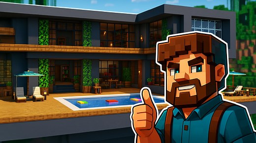 Step-by-Step Cliff House Jungle Build in Minecraft