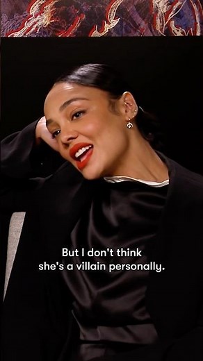 How Tessa Thompson perfected Hedda's villainous smile 😈