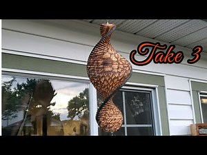 How to make a wooden wind spinner. (SIMPLIFIED) Take 3