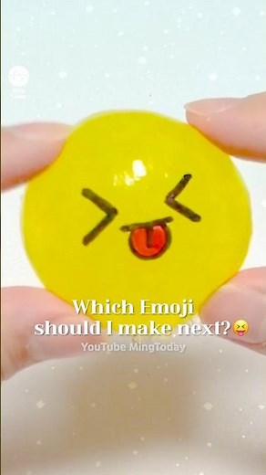 😝Emoji Squishy DIY with Orbeez and Nano Tape‼#MingToday