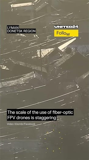 An Entire Ukrainian City Is Covered With Fiber-Optic Cables #warinukraine