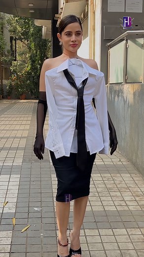 2.8M views · 8.3K reactions | Urfi Javed New Style Shirt Dress Up Spotted At Khar. #UrfiJaved #urfijavedviralvideo #urfijavedfashion #urfijaveddress #reelsfbpage #facebookpost #trendingreelsvideo | Bolly Hub | Facebook