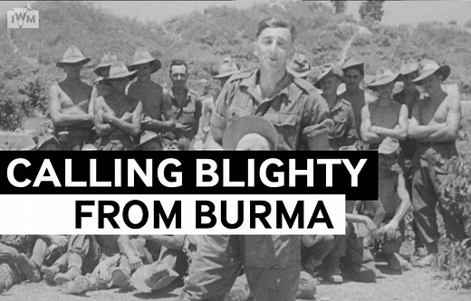 Calling Blighty from Burma in 1945
