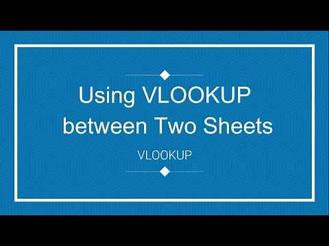 S01E09 Linking Sheets in MS Excel using VLOOKUP