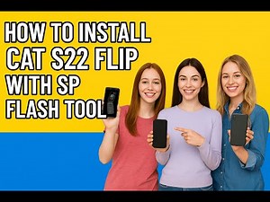 How to Install Cat s22 Flip with SP flash tool