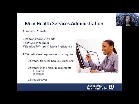 BS in Health Services Administration | Information Session | CUNY SPS