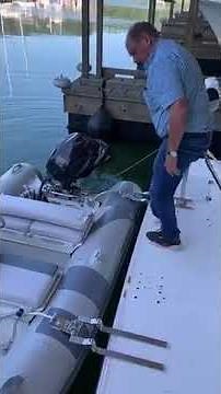 Sea Wise Davit System - How to raise your dinghy