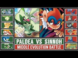 Pokémon Middle Evolution Battle: PALDEA vs SINNOH