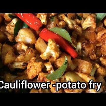 Cauliflower-Potato fry | Yummy cauliflower recipe | Ta9u's kitchen