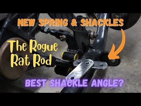 RAT ROD TRANSVERSE LEAF SPRING - SHACKLE ANGLE