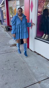 10K views · 619 reactions | Denim Babydoll Dress is in stock now….Only 3 in stock size S-L….Shop www.xquisitestylz.com…..I have a small on ladies…… | Ericka Xquisite Graham | Facebook