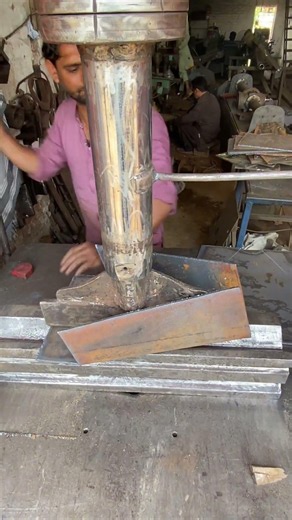 From Flat Metal to Hinge Bracket of Harrow Machine | Hydraulic Press Bending #agriculturalmachinery