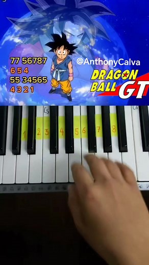 1.1M views · 13K reactions | #piano #pianotutorial #fyp #parati #reels #tutorial #akiratoriyama #pianotuto #tutopiano #tiktok #pianolesson #music #pianocover #dragonballz #anime #dragonballsuper L1820 | Anthony Calva | Facebook