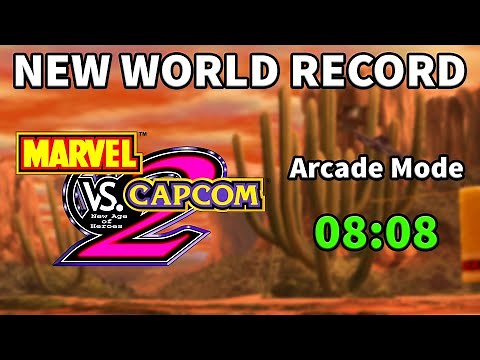 I BEAT THE WORLD RECORD FOR MVC2 ARCADE PLAYTHROUGH