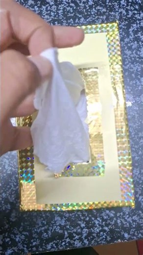 diy tissues box comment for tutorial 💛🫠 #viralvideo #easy #diy # tissueholder #decocraft