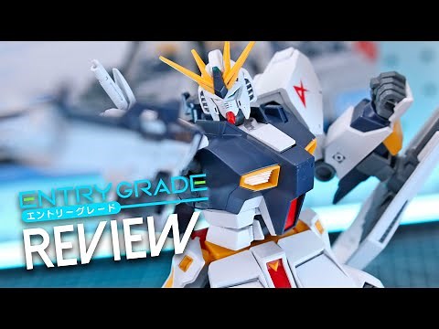 Entry-Grade Nu Gundam - UNBOXING and Review!