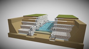 Streambed Channel Geogrid Retaining Wall - 3D model by MagnumStone Retaining Wall System (@magnumstone)