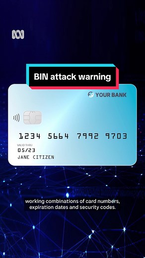 Cybersecurity experts have warned that hackers are using online stores to test out stolen credit cards and make fraudulent transactions in what’s called a ‘BIN attack’. Original reporting by Leanne Wong via ABC Melbourne. #Banks #Finance #ABCNews #Money #Fraud