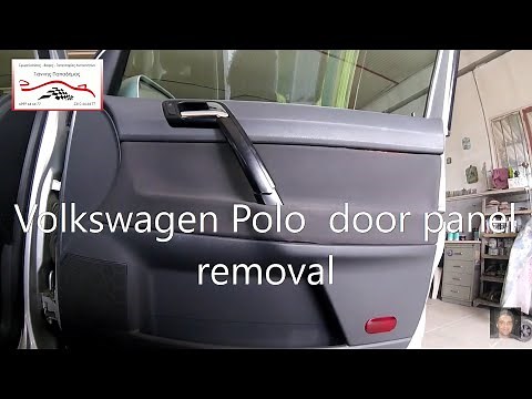 Volkswagen Polo 2002–2009 door panel removal