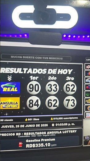 Real and Anguilla Lottery 1 PM Results TODAY #lottery