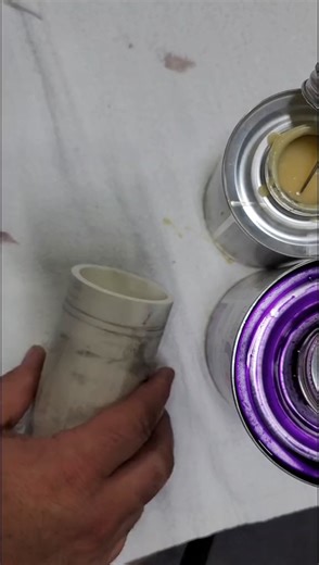 A proper PVC solvent weld joint. #diy #dehartplumbing #pvc #plumbing #homes | Homestead Picks