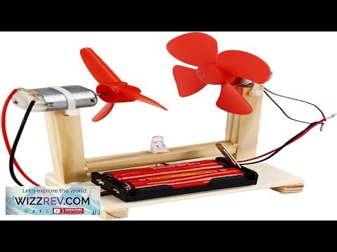 DIY Wind Generator Unique Power Generator Kit Children Small Motor Vertical Wind