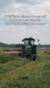 4.3K reactions · 146 shares | We posted a similar video of Grady Merle when he was about to turn 1 and nothing has changed his love for riding the tractor. . . . #johndeere #futurefarmer #gradymerle #ffa #farmboy #farmreels #farming #hayseason #farmkid #farmmom #farmfamily | Wallis Farm | Facebook