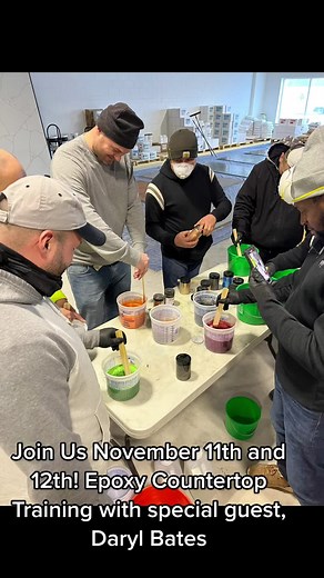 2 weeks away from countertop training! #countertop #countertops #epoxy #ezconcretesupplychicago #epoxyresin #icecast #metallic #customcountertops #countertopepoxy #countertopmakeover #countertopfabrication #countertopinstall #marble #marblecountertops #granitecountertops #granite #chicagotiktok #purepoxy #epoxyartist #epoxyart #counterattack