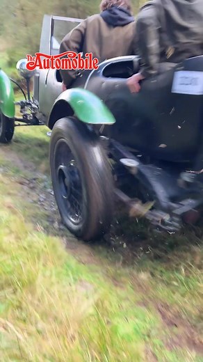 Chrysler 75 competing in the Vintage Sports-Car Club’s Lakeland Trial, finishing third in class. Trialling is a form of motorsport where drivers tackle steep, muddy hills to test their car’s grip and balance. The challenge is to climb as far as possible without stopping or sliding back. | The Automobile