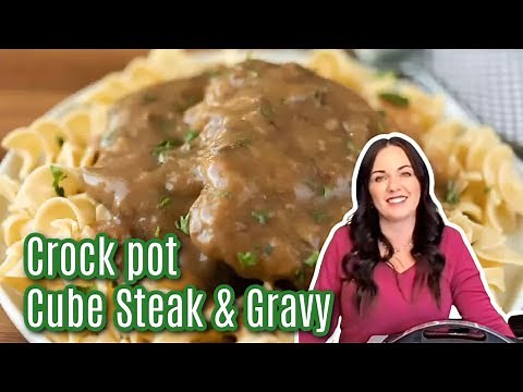 Unbelievable Crock Pot Cube Steak and Gravy Recipe