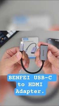 No HDMI Port? You NEED this adapter! (Benfei USB-C to HDMI Adapter)