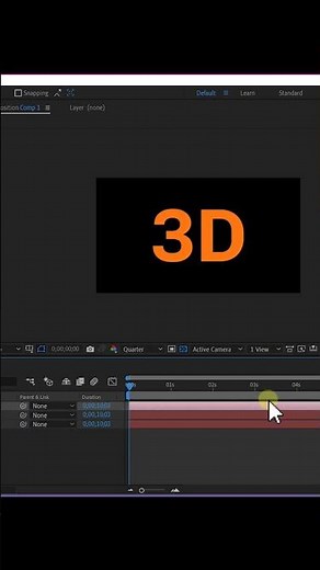 How To Create 3D Text After Effects
