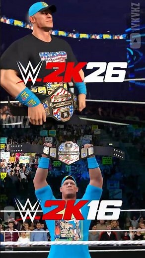 JOHN CENA WWE 2K26 vs WWE 2K16 🔥