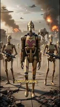 Experiment Order 65. A Battle Droid with Free Will #StarWars#Order65#BattleDroid#StarWarsLore