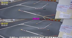 「F1ラジコンボディー比較 どっちが速い？」という動画