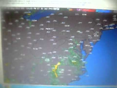 The Intellicast radar got a makeover