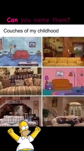 1K views · 96 reactions | TV trivia! Can you name the couches? #tv #tvtrivia #couches #tvshows #simpsons #rockosmodernlife #television #nostalgia #80s #90s #reels | Mr.mudbelly Connected Page | Facebook