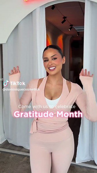 Celebrating Gratitude Month! Thank you for showing up for us, believing in us, and letting us be a part of your world. Here’s to gratitude, growth, and the beauty we get to create together. 💌💓 #Dominique #GratitudeMonth