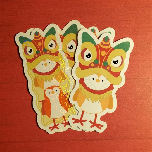 Dragon Bird Vinyl Sticker - Etsy