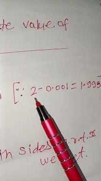 Find approximate value#mathematics#12th board