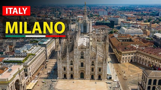 Milan from above drone footage of Italy's hidden gems!