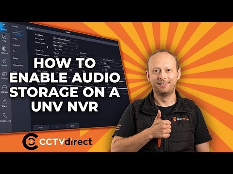 107: How to Enable Audio Storage on a Uniview NVR Recorder