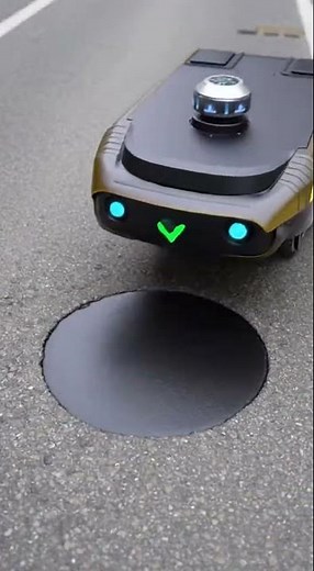 Instant Pothole Fixer Robot