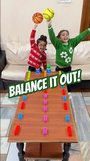 Kids' Balance Challenge 🏆 | Fun Screen-Free Indoor Games for Kids | Balls Activity