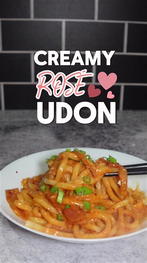 Delicious Creamy Rose Udon Recipe