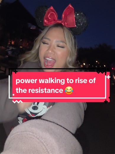 when 'rise of the resistance' ride wait time dropped from 75 to 30 minutes . AND WE WERE HOLDING OUR PEE 😂 #disneyland #riseoftheresistance #starters #travel #foryou